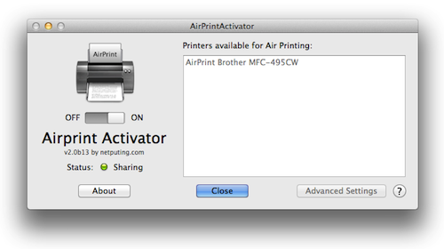 airprint activator for mac